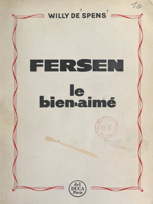 cover image of Fersen, le bien-aimé